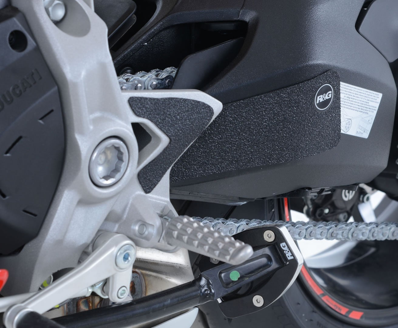 R&G Boot Guard Kit for Ducati Supersport (S) '17-'20 & Supersport 950 S '21- models Main image