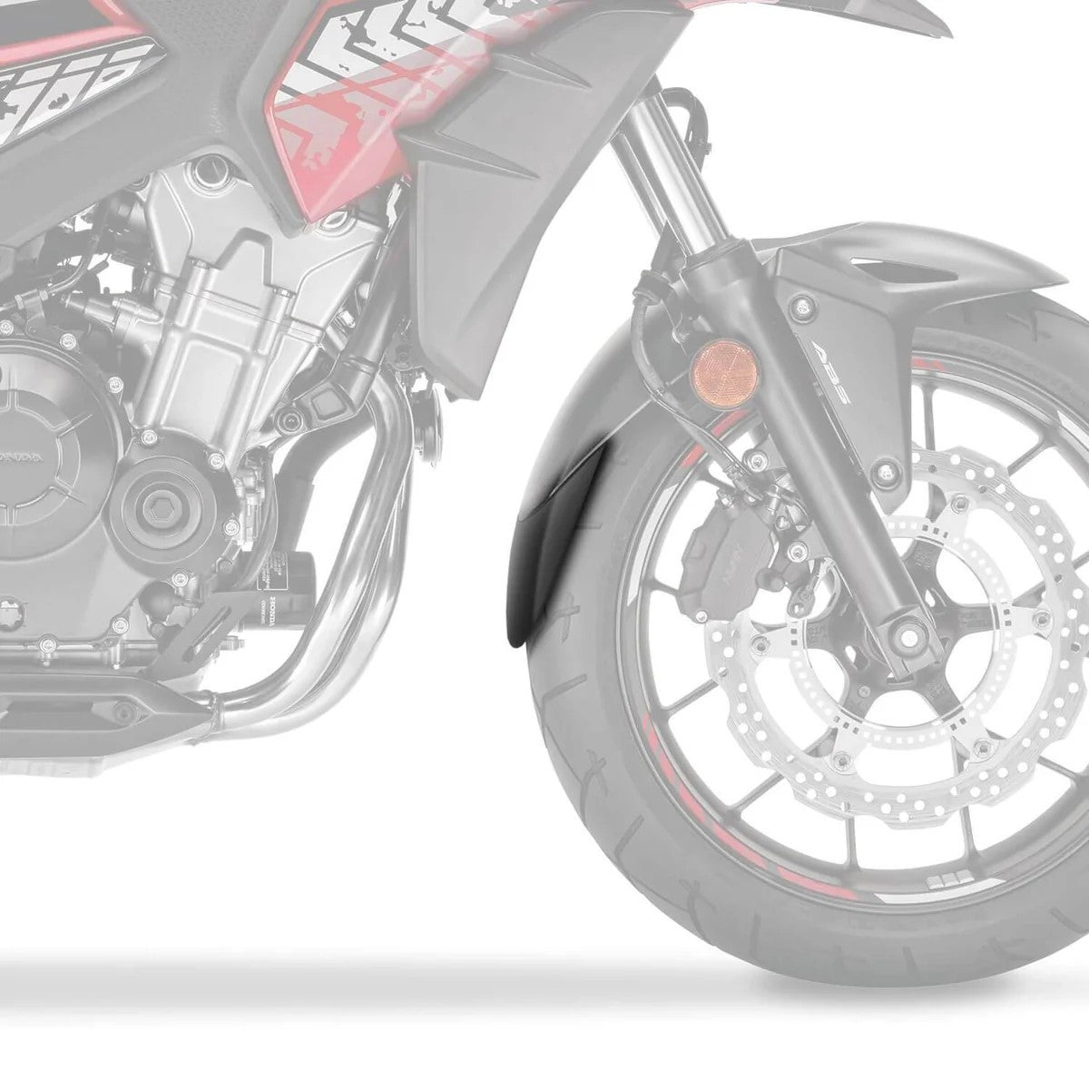 R&G Fender Extender for Honda CB 500 X '13-'18,  CB 500 F '13-'21 & CBR 500 R '13-'21.