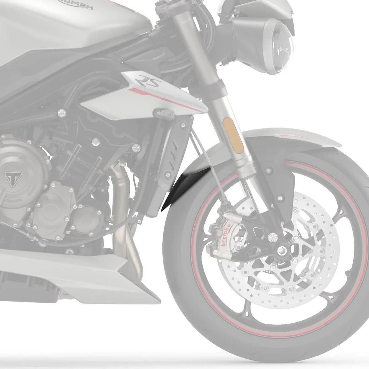 R&G Fender Extender for Triumph Speed Triple 1050 RS '19-'20,  Speed Triple 1050 S '19-'20, Street Triple 765 '17-, Street Triple 765 R '17-, Street Triple 765 RS '17- & Triple 765 S '17-