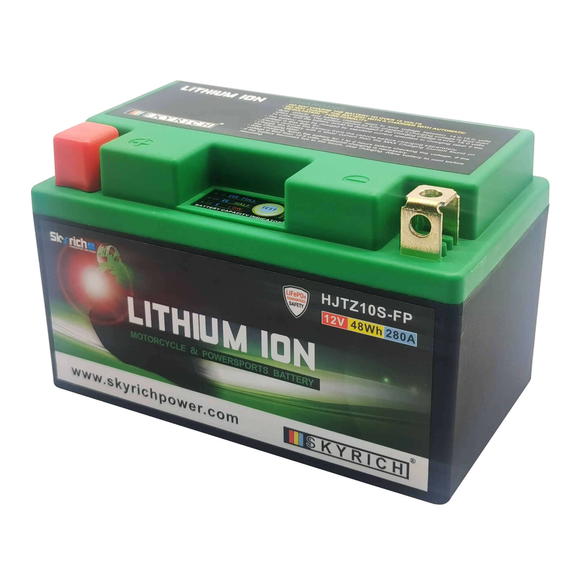 SkyRich Lithium Ion Battery HJTZ10S-FP / YTZ10S — KTM, Husqvarna