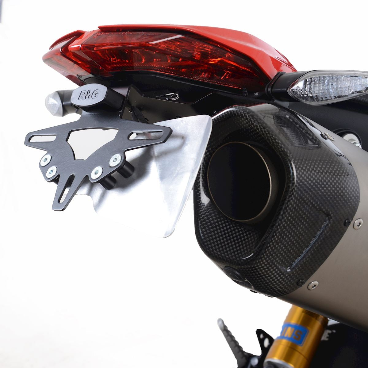 Tail Tidy for Ducati Hypermotard 950 '19-25  (for Termignoni RHS exhaust [not for track use]) Main image
