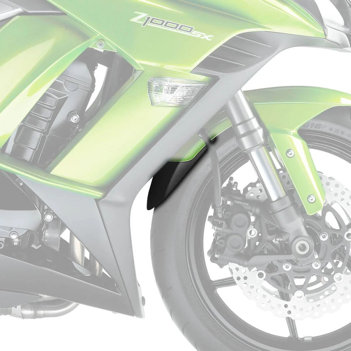 R&G Fender Extender for Kawasaki Z 1000 '15-, Z 1000 R '14-, Z 1000 SX '11-'19, Ninja ZX-6R '13-'18, Z 800 '13-'16, Z 800 E '13-'16 & ZX10-R '11-'16. Main image