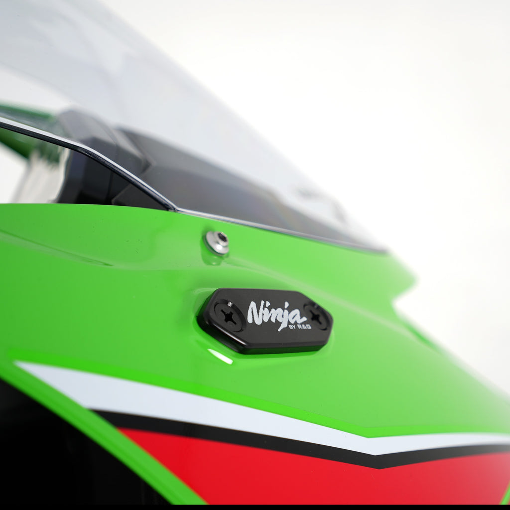 Mirror Blanking Plates for Kawasaki Ninja 7 Hybrid/HEV '24-, Ninja 300/250 '13-, Ninja 400 '18-, Ninja 125 '19-, ZX6R 636 '13-, ZX-25R '20- & ZX-4R(R) (SE) '23-