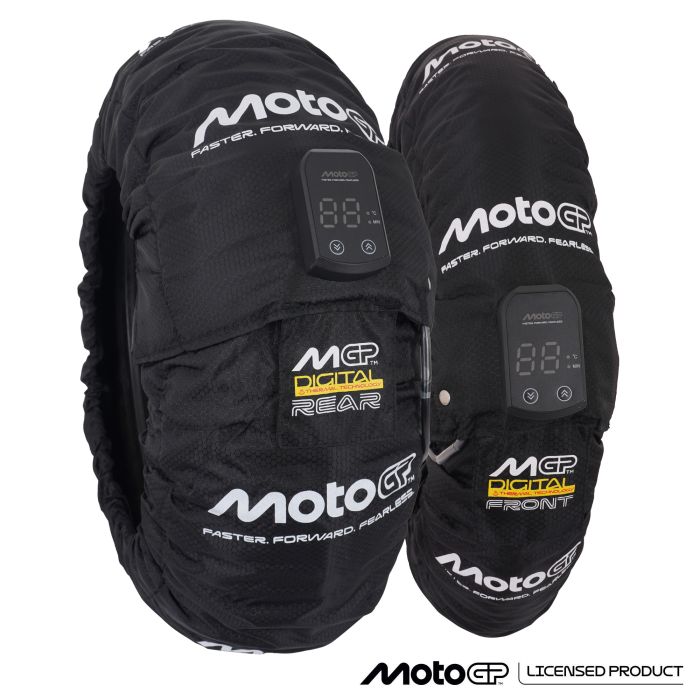 MotoGP Digital Tyre Warmers Set for Front 120/70R17 | Rear 180-190/55R17 Main image