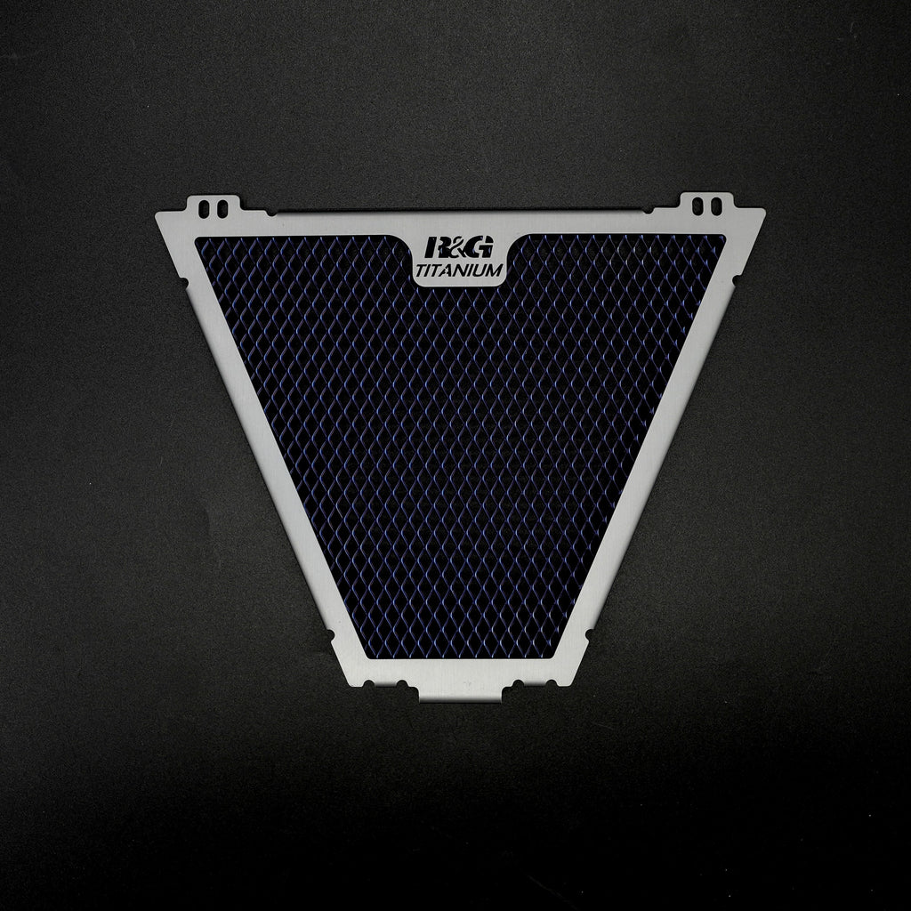 Titanium Oil Cooler Guard for Ducati Panigale V4, V4S and Speciale
