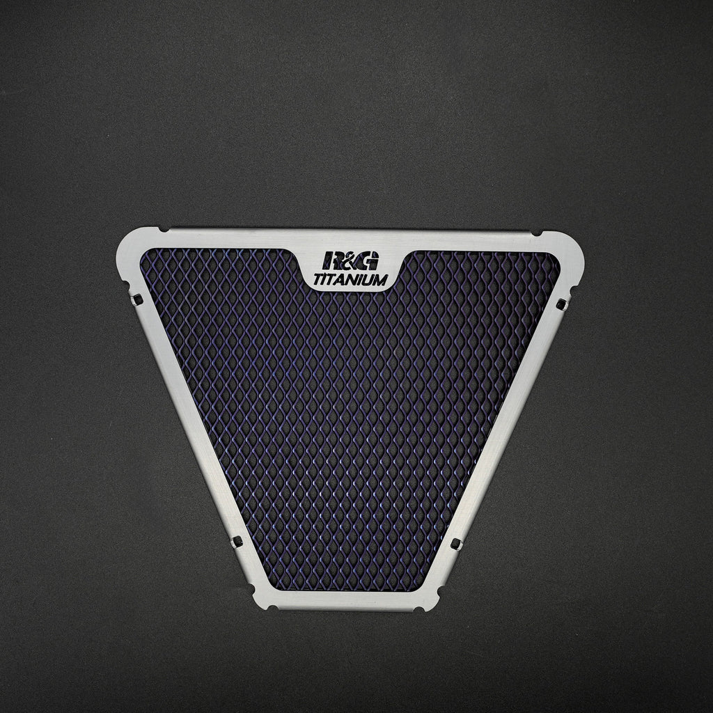 Titanium Oil Cooler Guard for Ducati Streetfighter V4(S) '20-, Panigale V4R '19-, Panigale V4(S) '18-  '24 & Panigale Speciale '18-