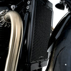 PRO Radiator Guard for Triumph Bonneville Bobber '17-, Black '18-'20 & Speedmaster '18-