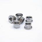 Titanium Sprocket Nuts M8x1.25 (6-piece set)