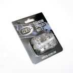 Titanium Sprocket Nuts M8x1.25 (6-piece set)