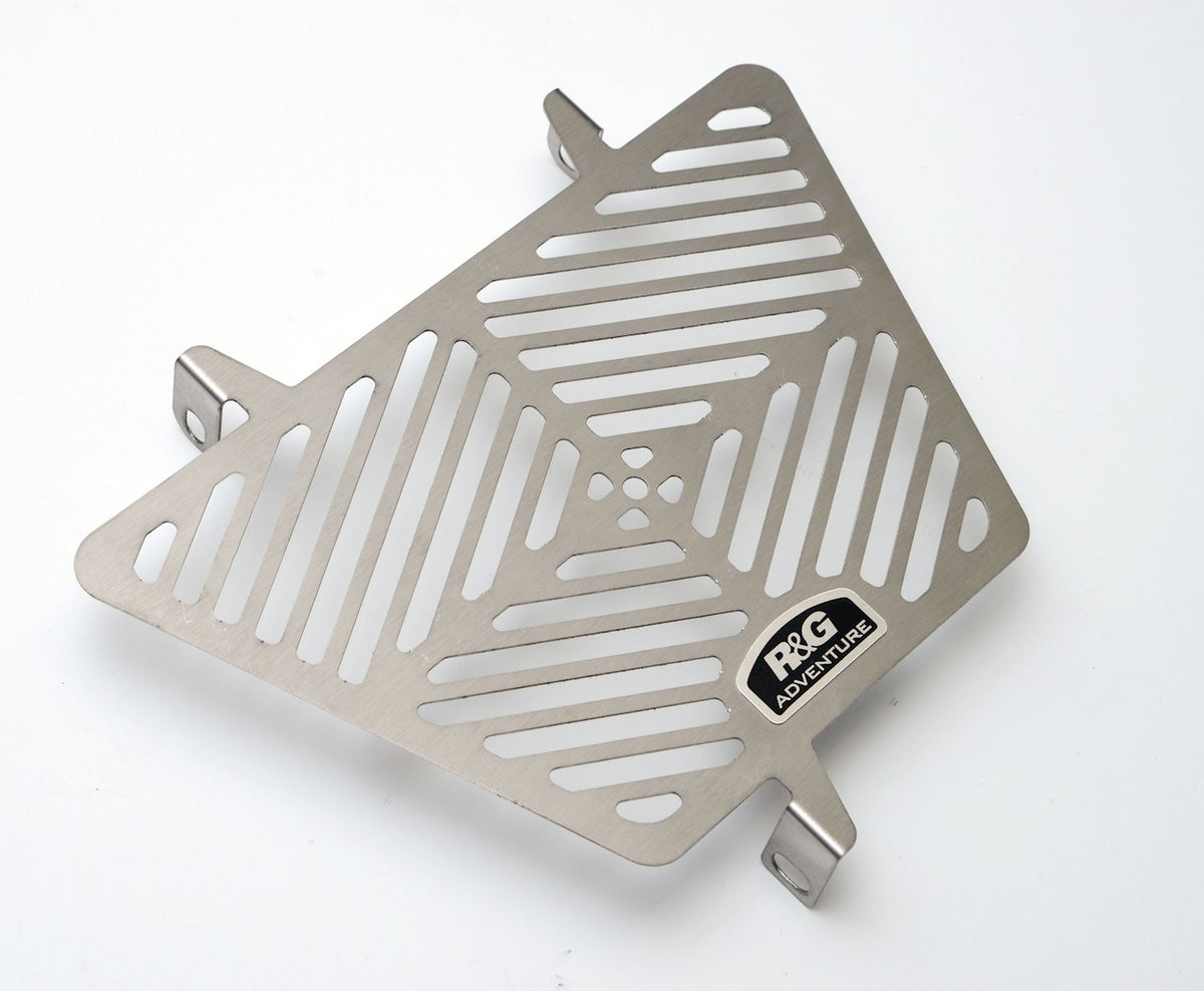 Stainless Oil Cooler Guard for the Aprilia RSV4 RR/RF '15- '24, Tuono V4 '15- '24 and Aprilia RSV-4 1100 Factory '19- '24