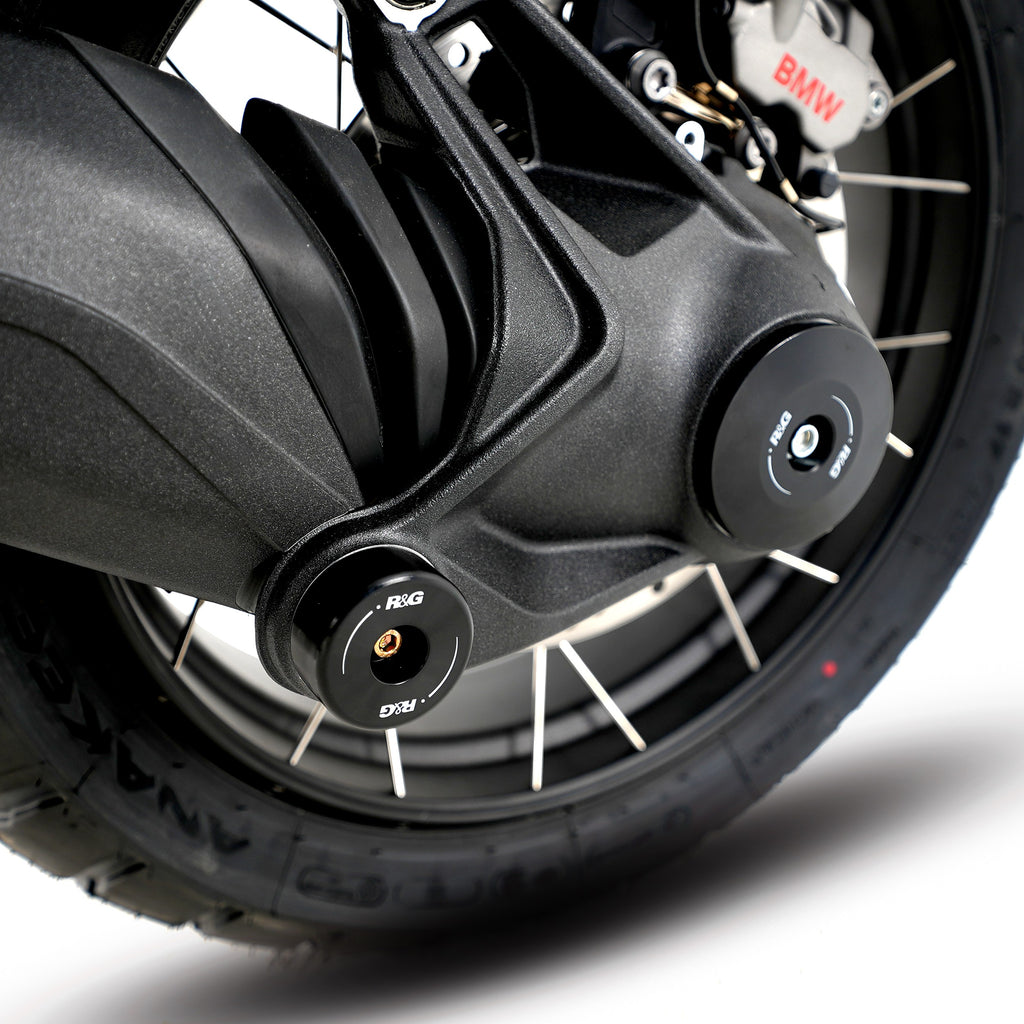 Swingarm (Shaft) Protectors for BMW R 1300 GS Adventure '24-, R1200, K1200, K1300, BMW R Nine T models, R1250 GS '18-25 & R1250RT '19-25, BMW R12 nineT '24-, R1250RS SE '24-25