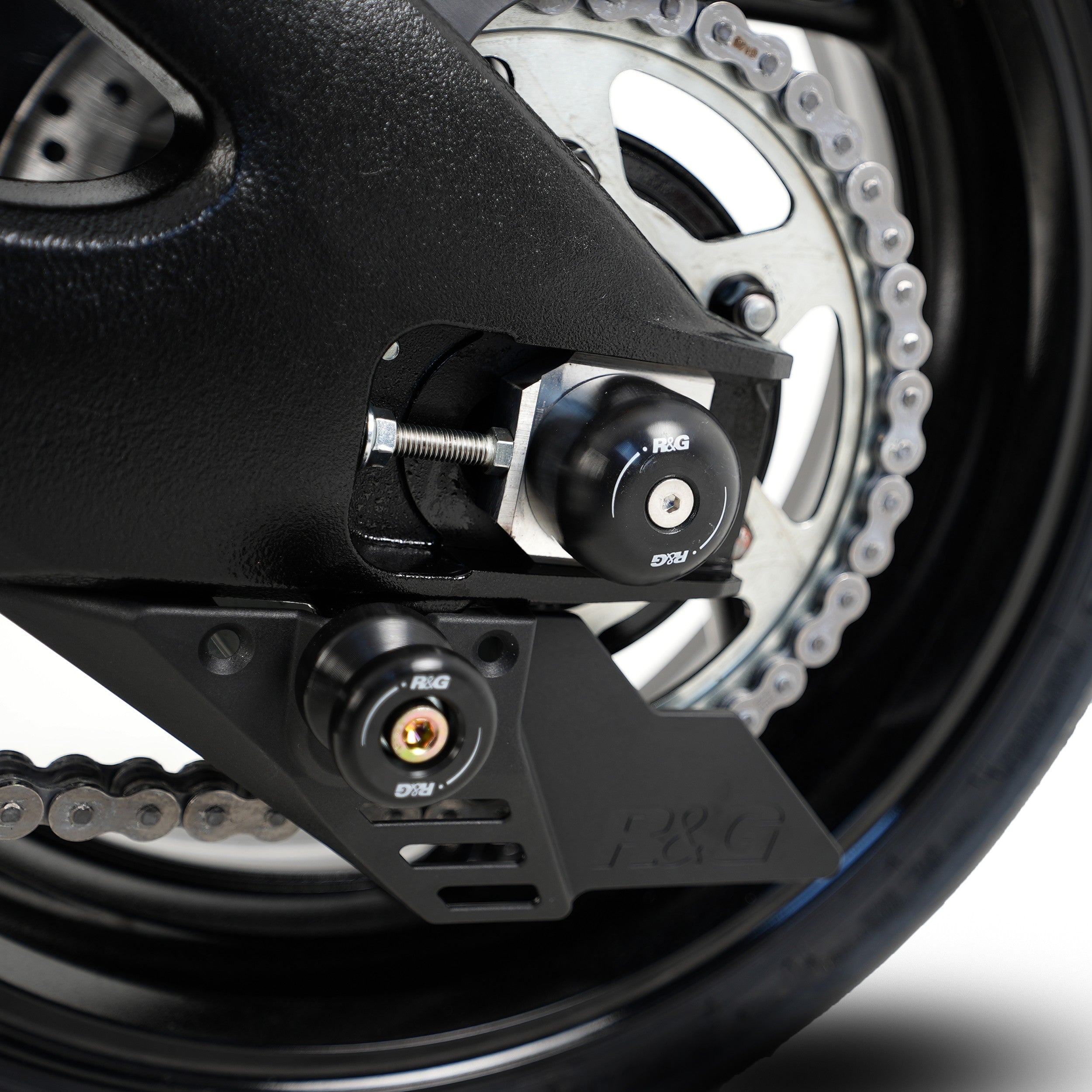 Swingarm Protectors for the Suzuki GSX-S1000, GSX-S1000FA '15-, Katana '19- & GSX-S1000 GT '22-, Suzuki GSX - S1000 GX '24-