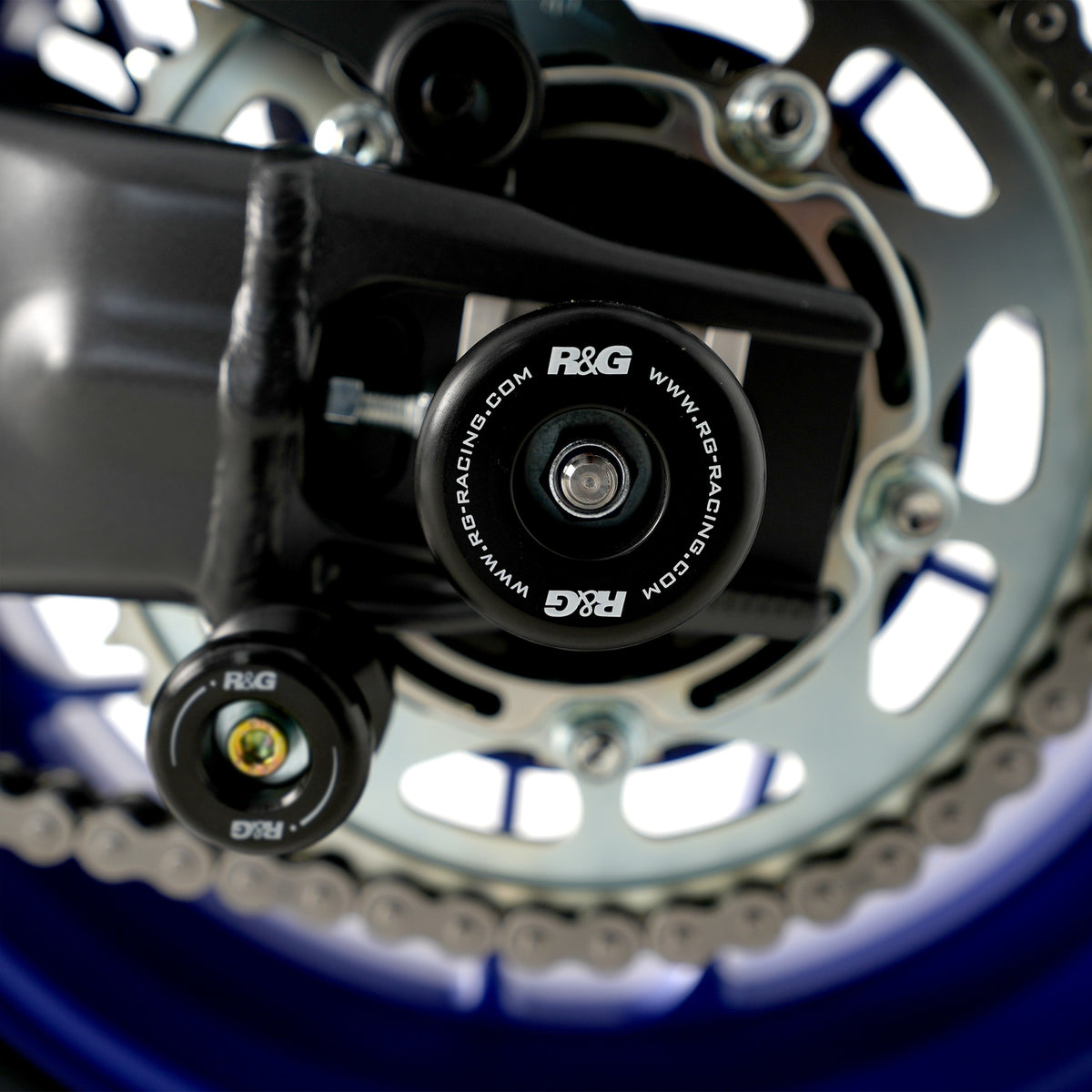 Swingarm Protectors for the Yamaha MT-09 (SP) '21-,  XR900 '22- '24, XSR900 GP '24-, YZF-R9 '25-, Tracer 9 '21- '24, Tracer 9 GT '21- & Tracer 9 GT Plus '25-