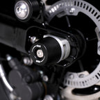 APEX Swingarm Protectors for the Triumph Scrambler 900 '23-, Speed Twin 900 '25- & Speed Twin 1200 '24-
