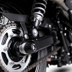 APEX Swingarm Protectors for the Triumph Scrambler 900 '23-, Speed Twin 900 '25- & Speed Twin 1200 '24-