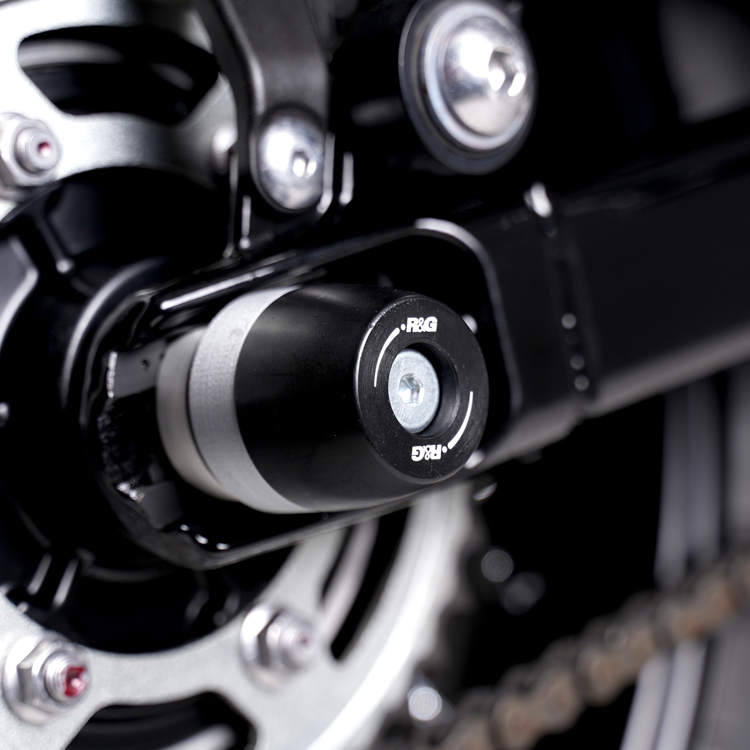APEX Swingarm Protectors for the Triumph Scrambler 900 '23-, Speed Twin 900 '25- & Speed Twin 1200 '24- Secondary image