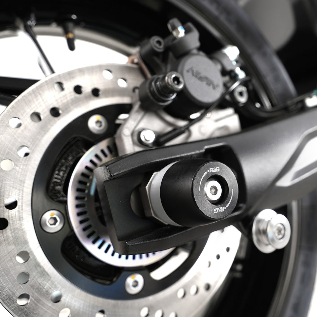 APEX Swingarm Protectors for the Suzuki GSX-8T '25-, GSX-8TT '25-, GSX-8S '23-,GSX-8R '24- & V-Strom 800/1050DE '23-