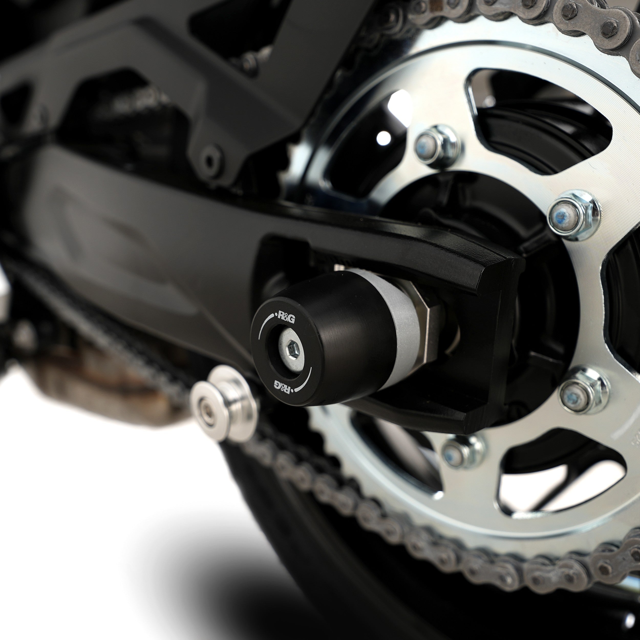 APEX Swingarm Protectors for the Suzuki GSX-8T '25-, GSX-8TT '25-, GSX-8S '23-,GSX-8R '24- & V-Strom 800/1050DE '23- Secondary image