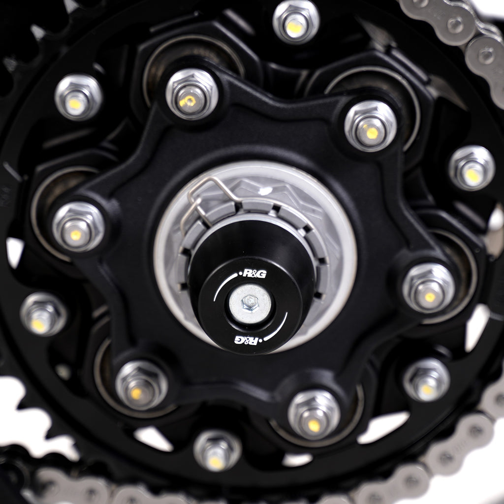 APEX Swingarm Protectors for the Triumph Speed Triple 1200RR '22-, Speed Triple 1200RS '21- & Speed Triple 1200RX '25-