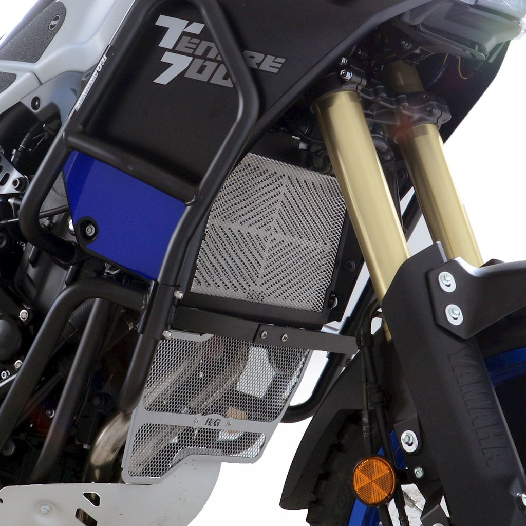 Stainless Steel Radiator Guard for Yamaha Tenere World Rally(T7) '23-, Tenere 700 '19- '24, Tenere 700 World Raid '22- & Tenere 700 Rally '21- '24