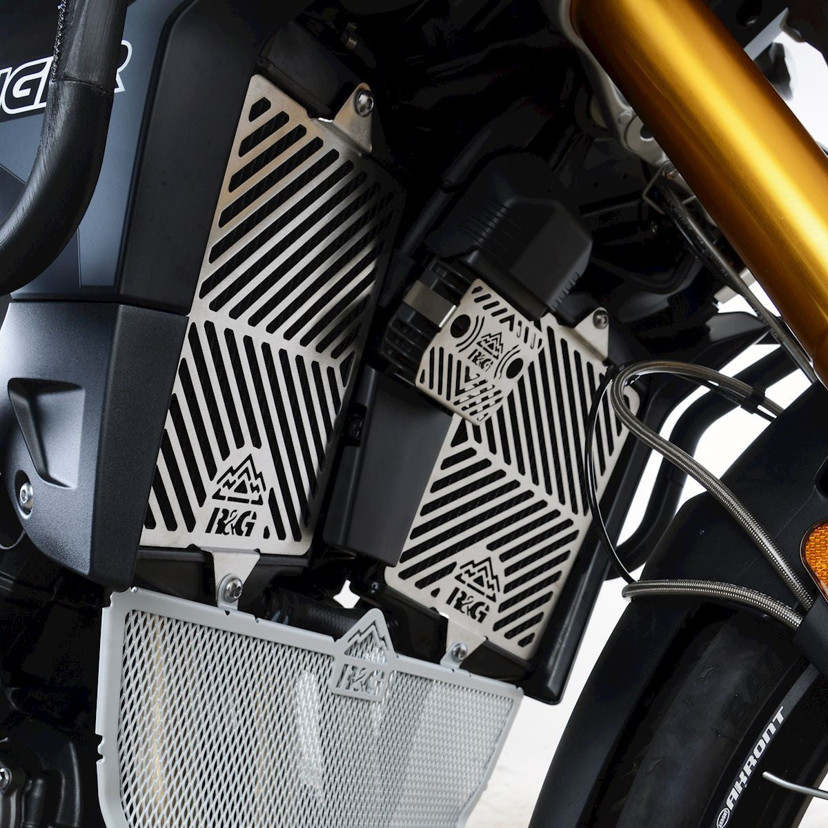 Stainless Steel Radiator Guards for Triumph Tiger 900/900 Rally(PRO)/900GT(PRO/LOW) '20-,Tiger 850Sp '21- (Pair) Main image