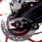 Spindle Sliders for Triumph Daytona 675, Triumph Daytona Moto2â"¢ 765 '20-, Street Triple 765 RX '26-, Street Triple '07- & Street Triple R '08- models.