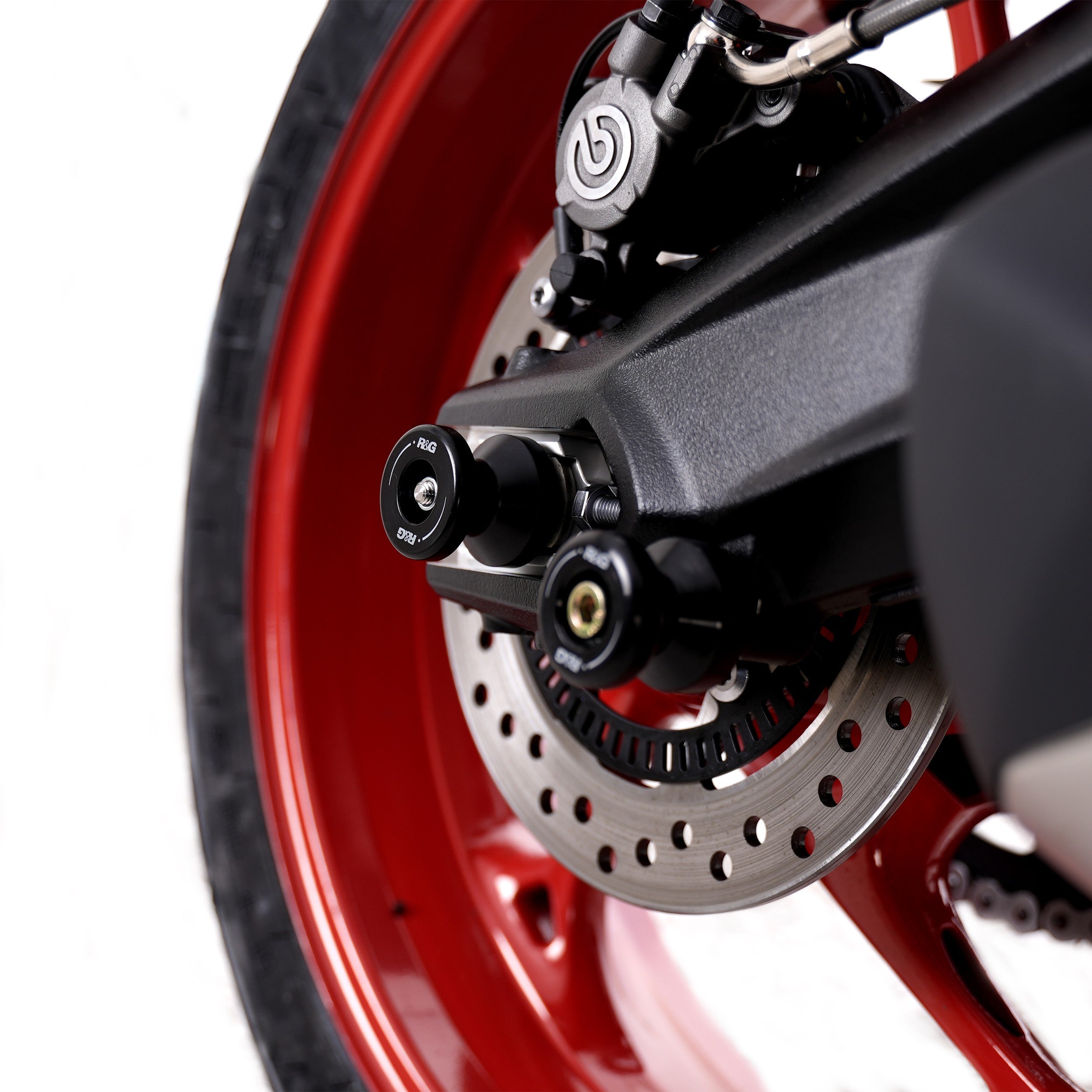 Spindle Sliders for Triumph Daytona 675, Triumph Daytona Moto2â"¢ 765 '20-, Street Triple 765 RX '26-, Street Triple '07- & Street Triple R '08- models.