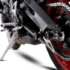 Spindle Sliders for Triumph Daytona 675, Triumph Daytona Moto2â"¢ 765 '20-, Street Triple 765 RX '26-, Street Triple '07- & Street Triple R '08- models.