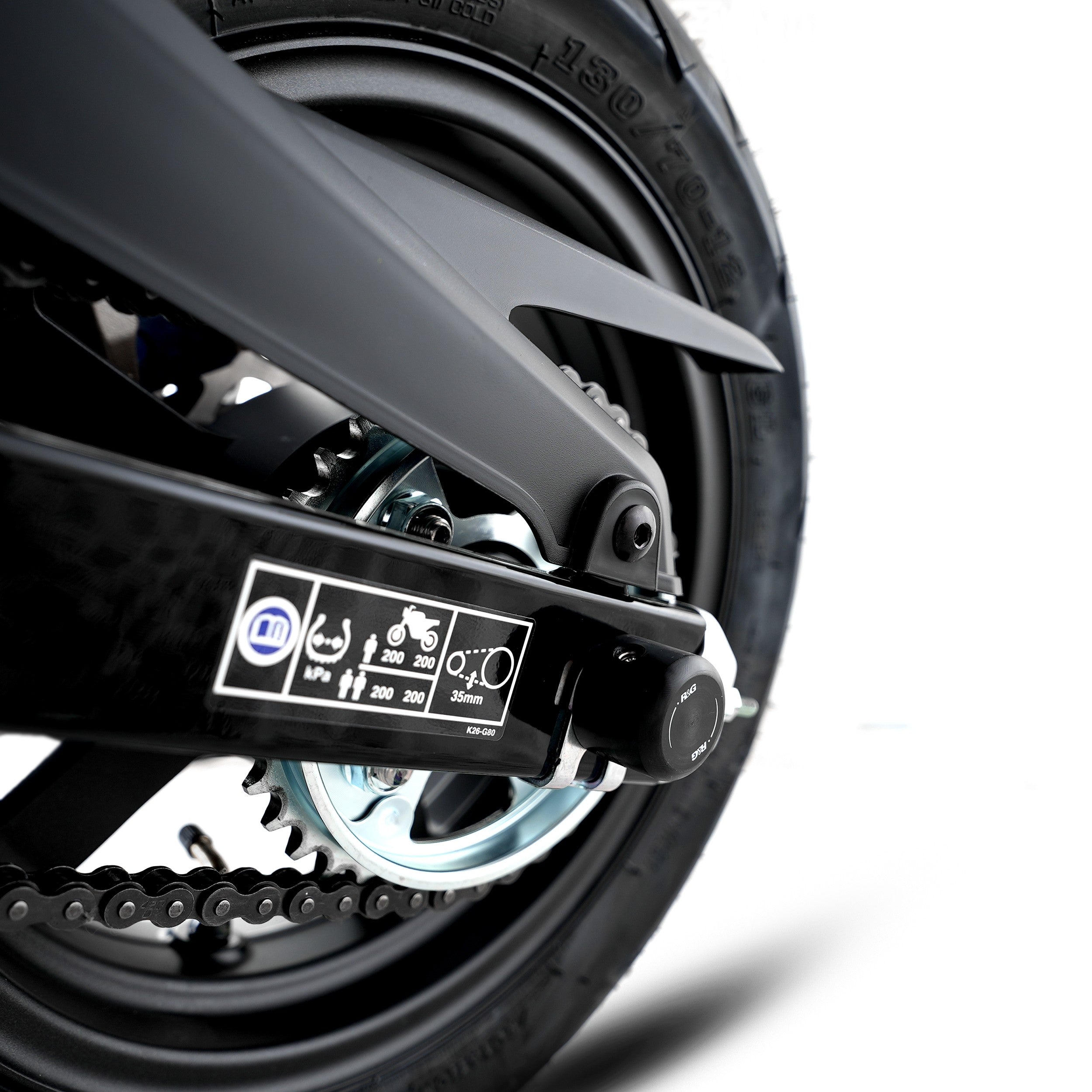 Spindle Sliders for Honda MSX125 '13-, Honda GROM 125 '13-, Honda Monkey '18- & Dax 125 '22- Main image