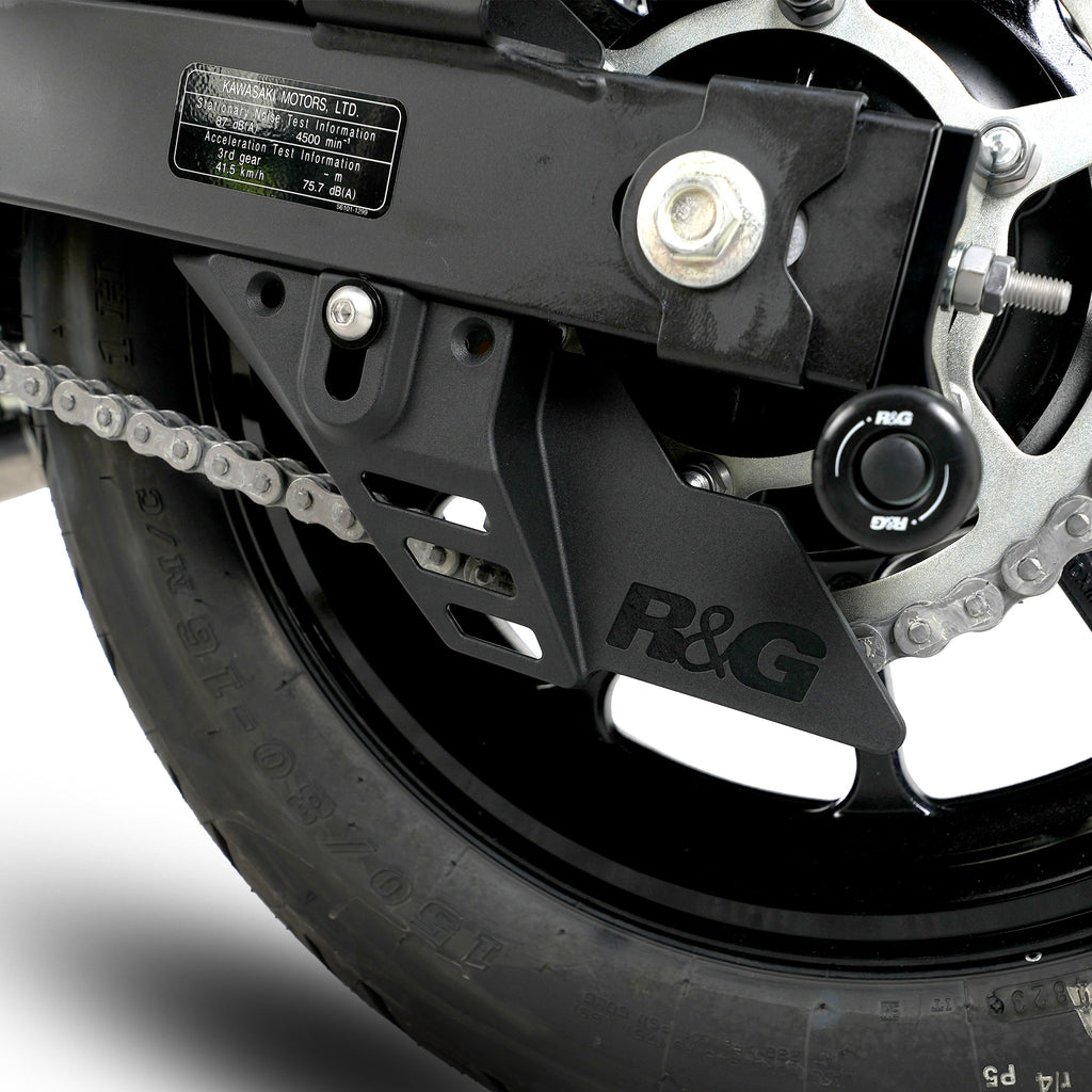 Chain & Sprocket guard - suitable for most Kawasaki models, Yamaha R7 '22-, GSX-S1000 GT '22- , YZF-R9 '25-, Suzuki GSX - S1000 GX '24-, Eliminator 500 2024, Ninja 7 Hybrid HEV / Z 7 Hybrid HEV '24- & Ninja 1100SX '25-