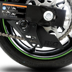Chain & Sprocket guard - suitable for most Kawasaki models, Yamaha R7 '22-, GSX-S1000 GT '22- , YZF-R9 '25-, Suzuki GSX - S1000 GX '24-, Eliminator 500 2024, Ninja 7 Hybrid HEV / Z 7 Hybrid HEV '24- & Ninja 1100SX '25-