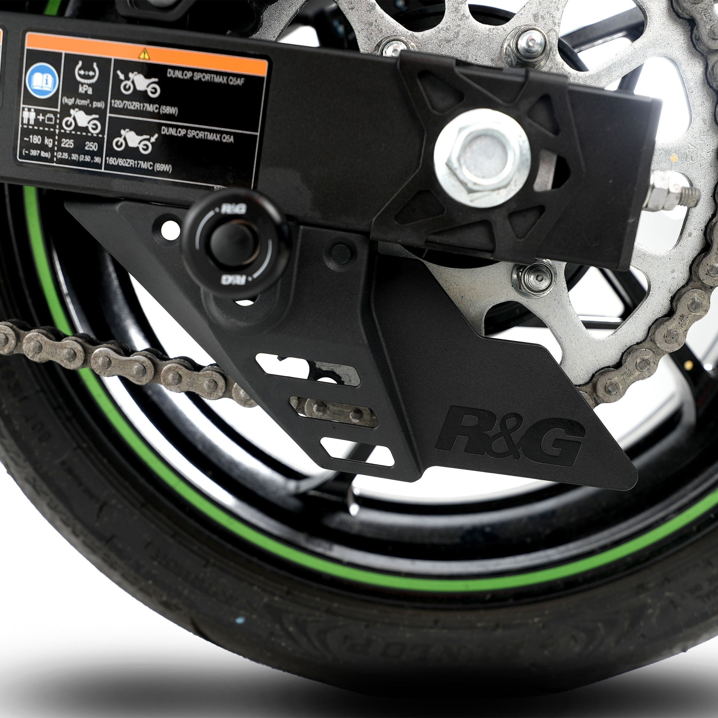 Chain & Sprocket guard - suitable for most Kawasaki models, Yamaha R7 '22-, GSX-S1000 GT '22- , YZF-R9 '25-, Suzuki GSX - S1000 GX '24-, Eliminator 500 2024, Ninja 7 Hybrid HEV / Z 7 Hybrid HEV '24- & Ninja 1100SX '25-