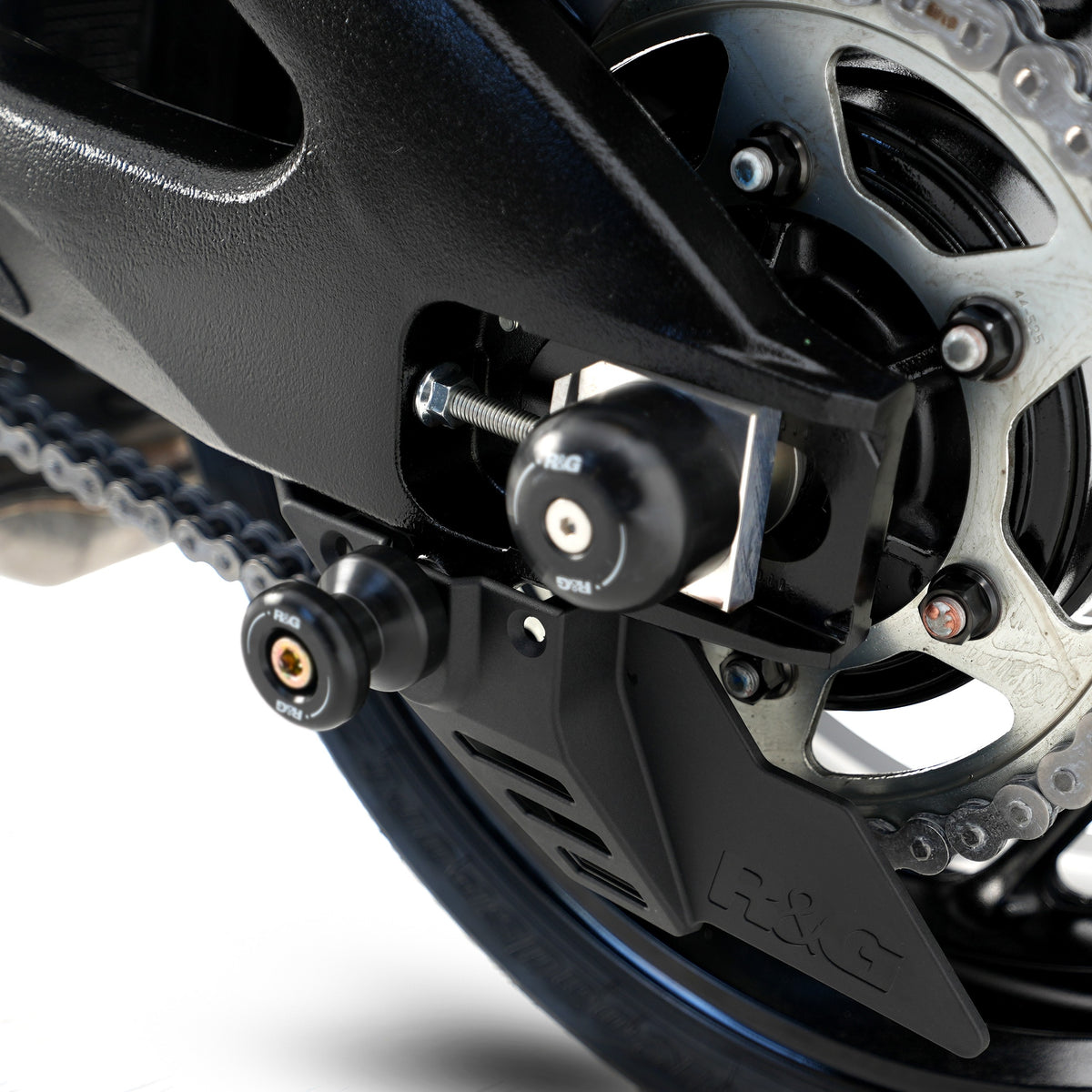 Chain & Sprocket guard - suitable for most Kawasaki models, Yamaha R7 '22-, GSX-S1000 GT '22- , YZF-R9 '25-, Suzuki GSX - S1000 GX '24-, Eliminator 500 2024, Ninja 7 Hybrid HEV / Z 7 Hybrid HEV '24- & Ninja 1100SX '25- Main image