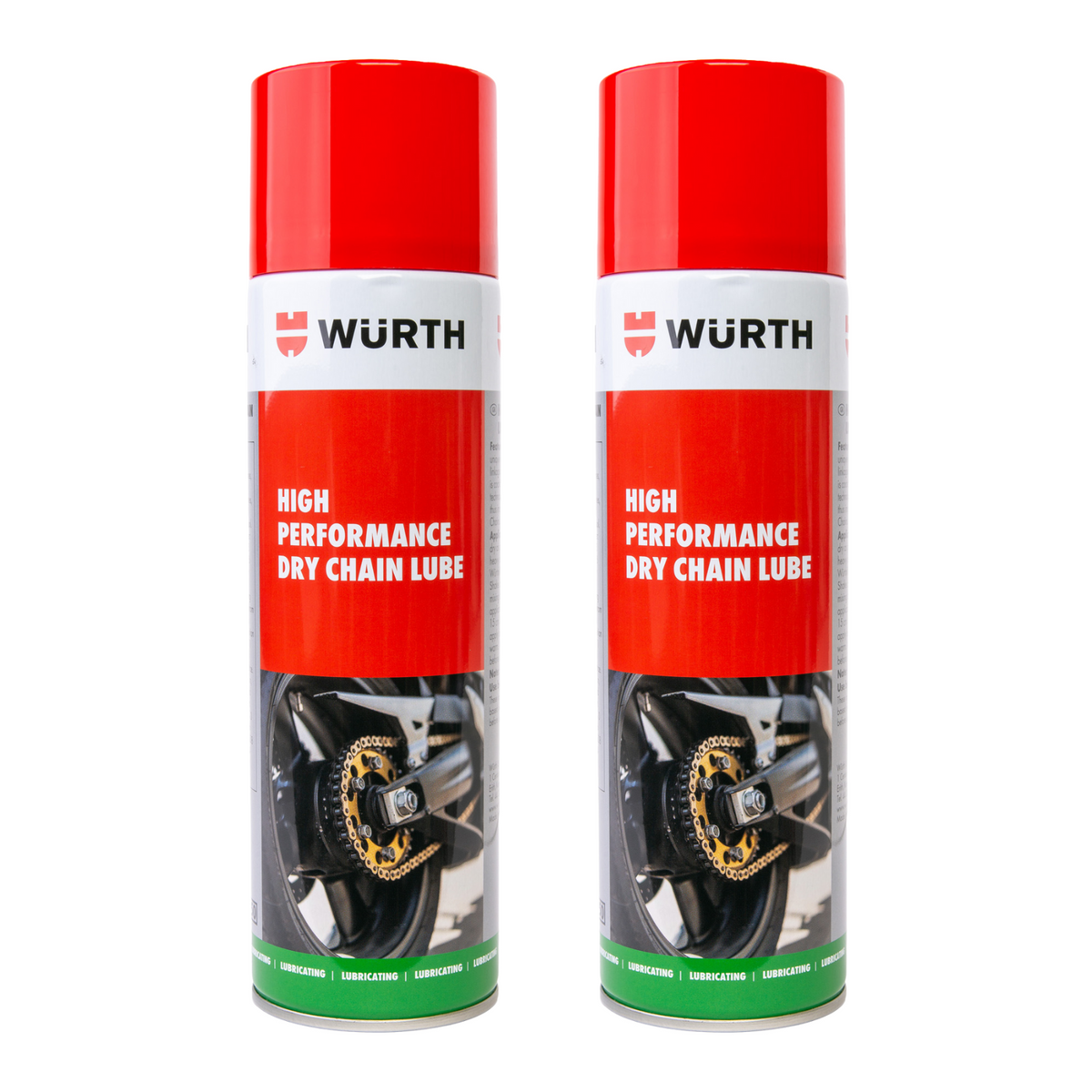 Wurth High Performance Chain Lube 500ml Twin Pack