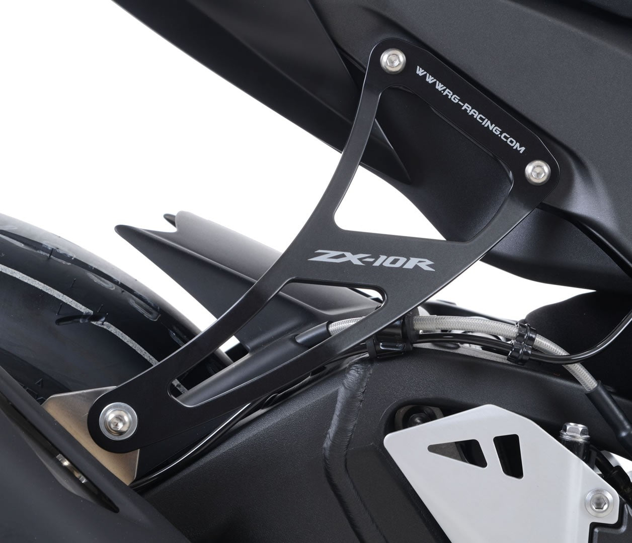 Exhaust Hanger and Rear Footrest Blanking Plate Kit for the  Kawasaki ZX10-R '11-24 & ZX-10RR '21-24