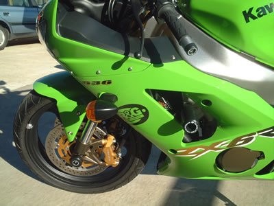 Crash Protectors - Classic Style for Kawasaki ZX636 '03-'04 (B1H, B2H & ZX6-RR '03-'04)