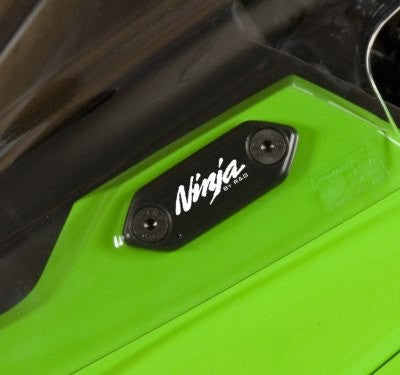 Mirror Blanking Plates for Kawasaki Ninja 7 Hybrid/HEV '24-, Ninja 300/250 '13-, Ninja 400 '18-, Ninja 125 '19-, ZX6R 636 '13-, ZX-25R '20- & ZX-4R(R) (SE) '23-