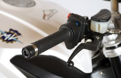 Bar End Sliders for MV Agusta Brutale 675 '12- and Brutale 800 '12- & Brutale 800RR '18-, Brutale 1000RS '24-.