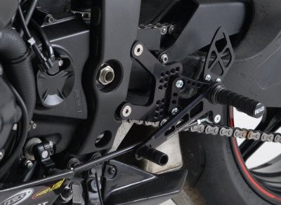 Adjustable Rearsets for Kawasaki ZX6R '07- RACE SETUP Secondary image