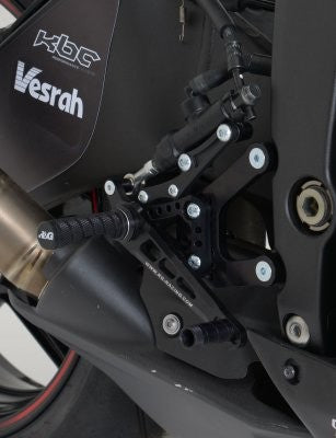 Adjustable Rearsets for Kawasaki ZX6R '07- RACE SETUP