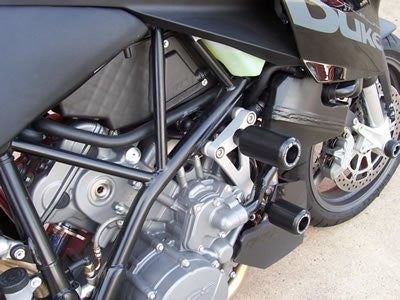 Crash Protectors - Classic Style for KTM 950 Supermoto, 950 Supermoto R, 990 Super Duke, 990R Super Duke, 990 Supermoto '08 and 990 SMT.