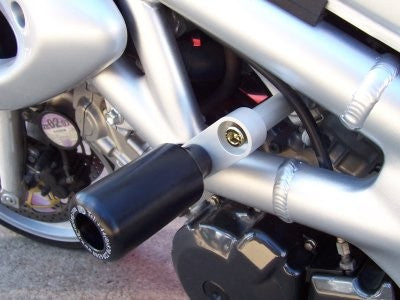 Crash Protectors - Classic Style for Suzuki SV650 up to 2002 unfaired, with bikini fairing and fully faired.