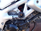 Crash Protectors - Classic Style for Suzuki SV650 up to 2002 unfaired, with bikini fairing and fully faired.