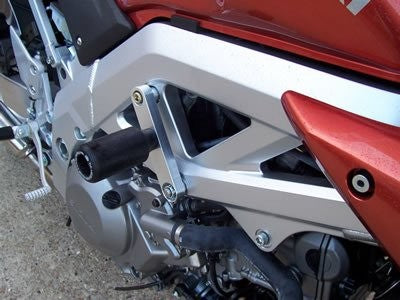 Crash Protectors - Classic Style for K3-K5 SV1000 models: naked (unfaired) / bikini fairing and fully faired