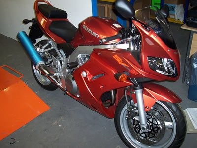 Crash Protectors - Classic Style for K3-K5 SV1000 models: naked (unfaired) / bikini fairing and fully faired