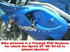 Crash Protectors - Classic Style for Triumph Sprint ST -'04, Tiger '02-'06