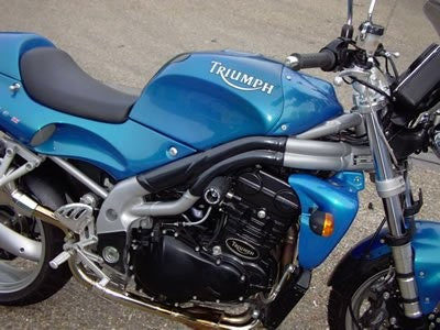 Crash Protectors - Classic Style for Triumph Speed Triple '97-'07 Secondary image