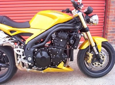 Crash Protectors - Classic Style for Triumph Speed Triple '97- '07.