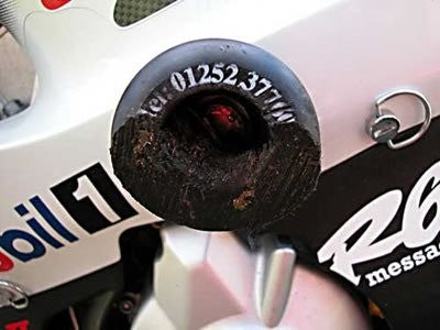 Crash Protectors - Classic Style for Yamaha YZF-R6 '99- '02