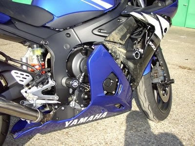 Crash Protectors - Classic Style for Yamaha YZF-R6 '03-'05 Secondary image